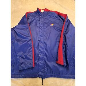 Kansas Jayhawks Red Oak Men's Full Zip Windbreaker Blue Size Xl